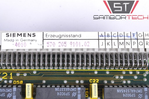 SIEMENS CARD 6FX1120-5BA01 SINUMERIK 6FX11205BA01, 570 205 9101.02,