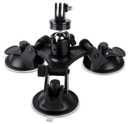 Монтажный держатель TRIPLE SUCTION CUP для стекла GoPro