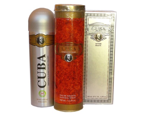 CUBA GOLD edt вода + дезодорант + средство после бритья