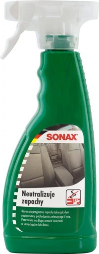 SONAX НЕЙТРАЛИЗИРУЕТ ЗАПАХИ и удаляет сигаретный дым.