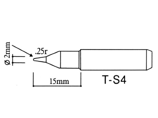 Насадка для конуса WEP ZHAOXIN Aoyue T-S4 0,2 мм 900M