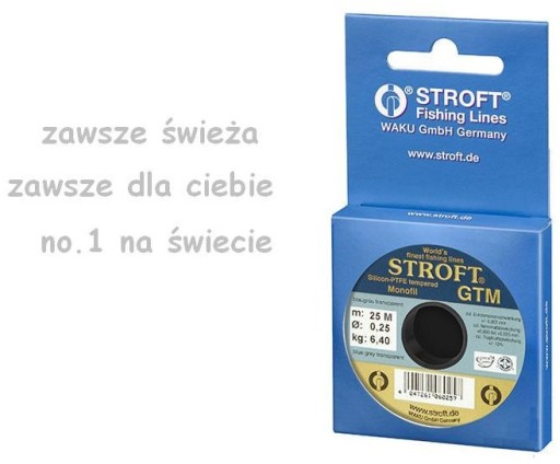 STROFT GTM Competition Line, только оригинал, 25 м. 0,09 мм.