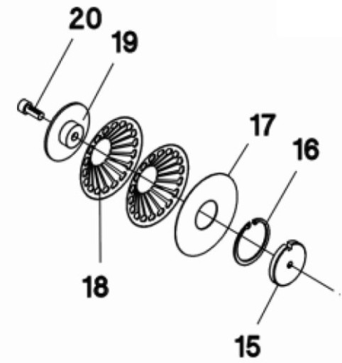 Диск сцепления WACKER BPU DPU 0058547