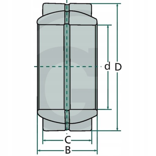 Подшипник шарнирного привода GE40 GE-40