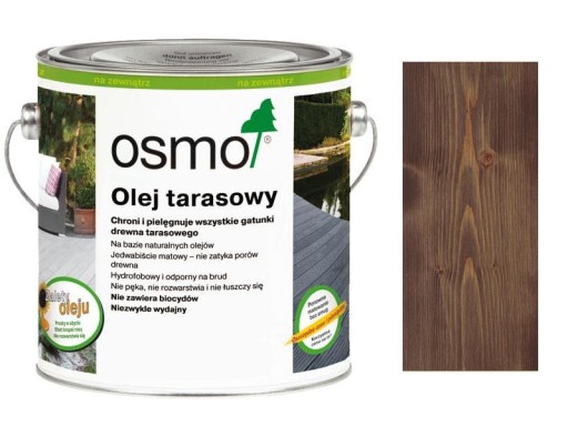 Osmo 021 Масло для террасы КОРИЧНЕВЫЙ ДУБ - 2,5 л