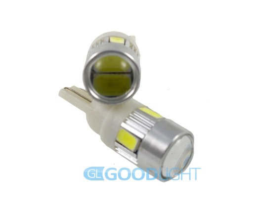 LED LENS W5W 6 Лампа SMD 5630 T10, диод FV