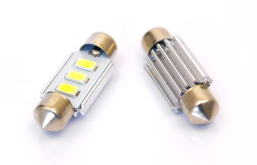 LED 3 SMD 5630 canbus C5W C10W ТРУБА CAN BUS 36 мм