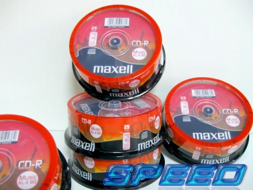 MAXELL музыкальные компакт-диски CD-R 80 мин AUDIO 25 шт.