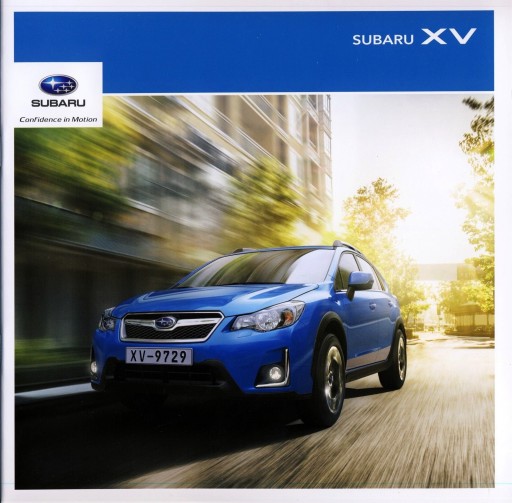 Проспект Subaru XV 2016 польский