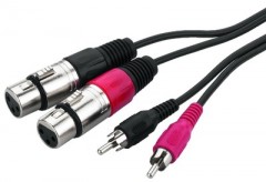 Соединительный кабель MCA-127j: 2x RCA/2 x XLR, гнездо