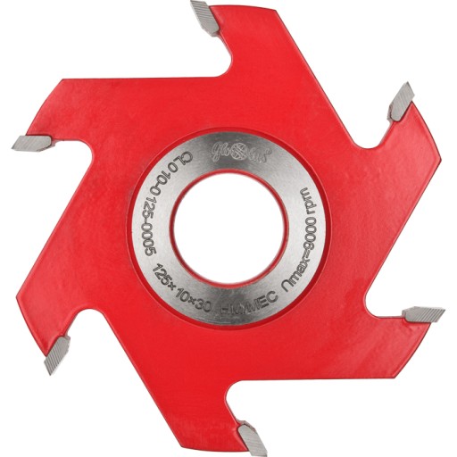 Frez prosty Z=6 125x30x4 HM GLOBUS