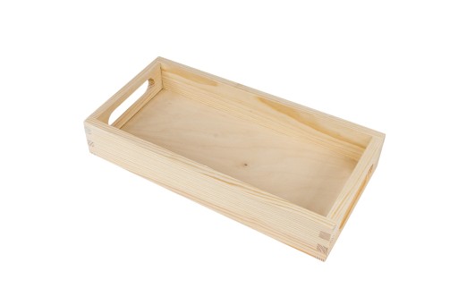 Столик для столовых приборов WOODEN TRAY с выдвижным ящиком