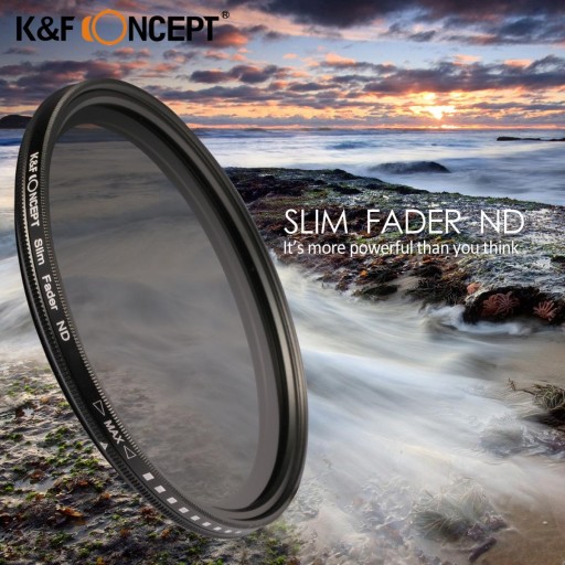 K&F CONCEPT Серый фильтр ND 67 мм FADER ND2-400