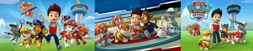 Наклейка PAW PAW PATROL 3D XXXXXXXXL 166см x 100см + БЕСПЛАТНО