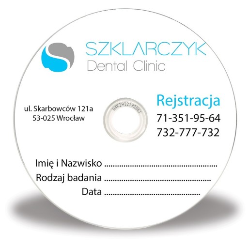 1x печать для CD/DVD дисков с печатью на вашем конверте