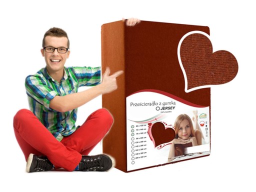 PRZEŚCIERADŁO Z GRUBEGO MATERIAŁU JERSEY 120/200