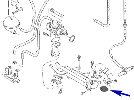 24. Крышка коллектора TDI 4 мм VW Audi Skoda Seat