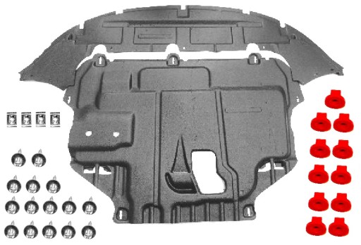 FORD FOCUS MK2 ДВИГАТЕЛЬ + КРЫШКА РАДИАТОРА + ЗАЖИМЫ