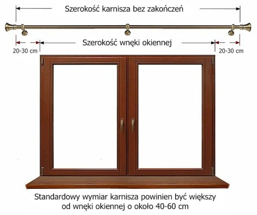 ПРОСТЫЕ КАРИЗЫ ДЛЯ ШТОР ОДИНОЧНЫЙ МЕТАЛЛИЧЕСКИЙ КАРДИНС 19 / 340