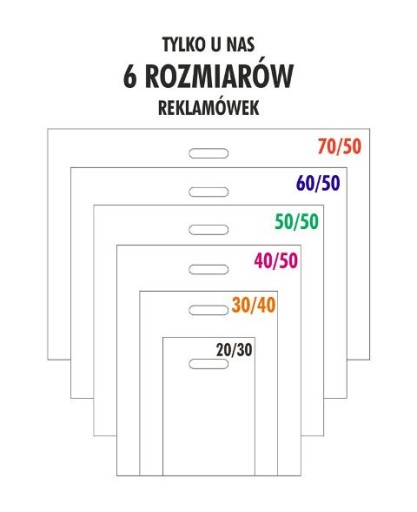 Reklamówki Torby Foliowe 18x42 wino 50 szt