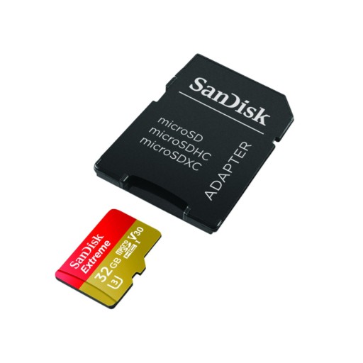 КАРТА SANDISK EXTREME microSDXC 32 ГБ 100 МБ/sC10 U3