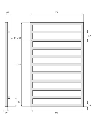 для ванной комнаты ДЕКОРАТИВНЫЙ 100x63 PORTO GRAPHITE PEARL