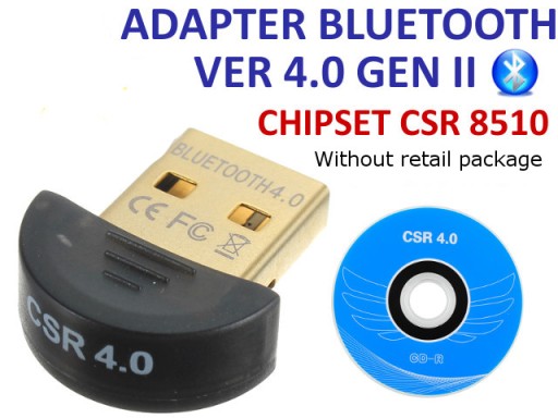 АДАПТЕР BLUETOOTH USB 4.0 CLASS II HIGH с PIN-кодом PL