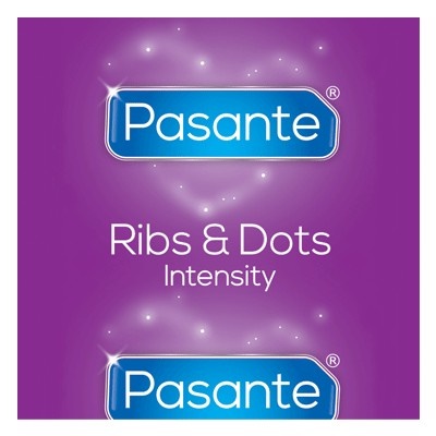 ПРЕЗЕРВАТИВЫ PASANTE RIBS & DOTS 25 ШТ.