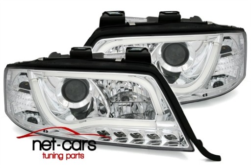 LAMPY REFLEKTORY AUDI A6 C5 01- TUBE LIGHTS NEON C