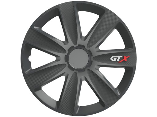 4x15 карбоновых колпаков VERSACO GTX, графитовый комплект