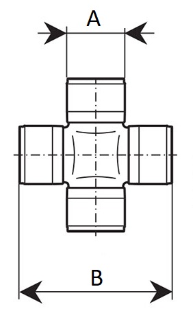 15x40 Крестовина вала