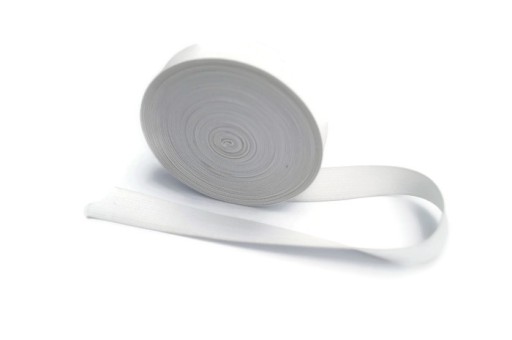 GUMA-GUMKA PŁASKA ODZIEŻOWA 30 mm CZARNA/BIAŁA 1mb