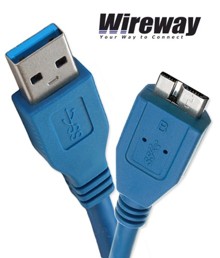 KABEL USB 3.0-micro B USB DO DYSKU WIREWAY 1,8m