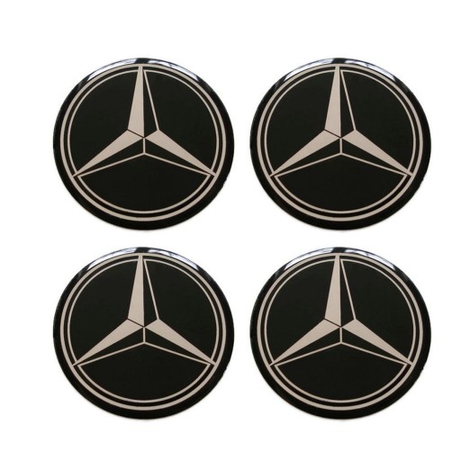 ЭМБЛЕМЫ ДЛЯ КОЛПАКОВ ДИСКИ колпаки колпаки MERCEDES НАКЛЕЙКИ 55мм