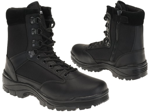 BUTY TAKTYCZNE OCHRONA SECURITY Z ZAMKIEM YKK 45