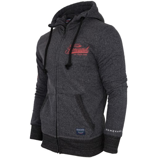 BONE YARD rozpinana bawełniana bluza PILOT ____ XXL