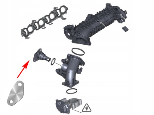 424 Заглушка EGR N47N N57N N57Z B37 BMW 2.0 3.0 D