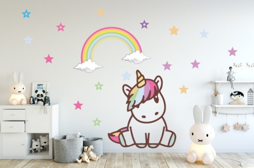 Наклейки на стену UNICORN UNICORN 130см НАБОР