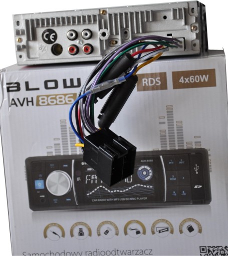 АВТОМОБИЛЬНОЕ РАДИО BLOW MP3 USB SD BLUETOOTH 4x 60 Вт