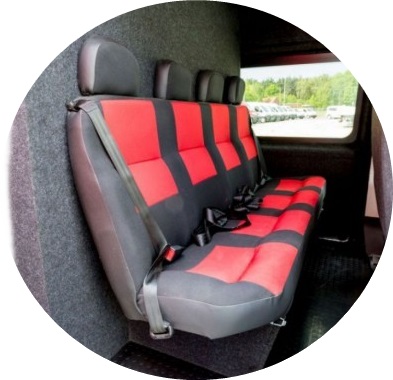 Чехлы на подлокотник MERCEDES SPRINTER VW CRAFTER 7seater DOKA