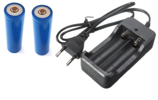 Ładowarka Baterii 18650 +2 x akumulator - 3,7V