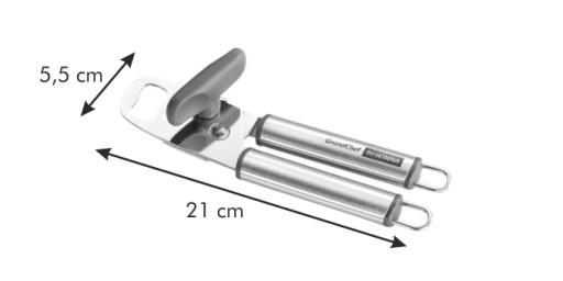 OTWIERACZ DO KONSERW PUSZEK TESCOMA GRANDCHEF STAL NIERDZEWNA