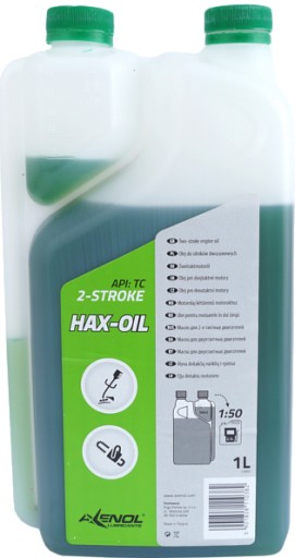 Axenol Husq-Oil, Масло для 2-тактных двигателей, зеленое, 1л