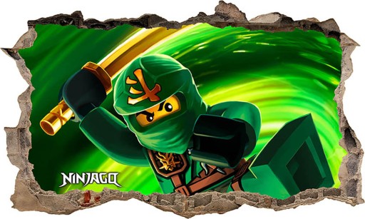 3D-наклейка LEGO NINJAGO XXXXXXXXXXL 166 см x 100 см