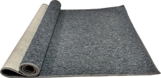 Серый струнный ковер Boho 120x200 Скандинавский