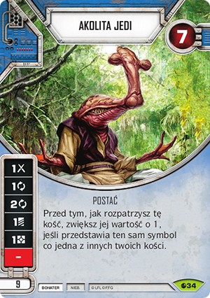 SWP DRB034 Star Wars Destiny Джедай-послушник