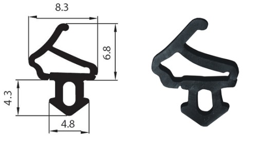 Uszczelki do okna okien okienne S-1172 ALUPLAST