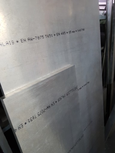 Aluminium, blacha aluminiowa 60 mm PA9 7075 T651