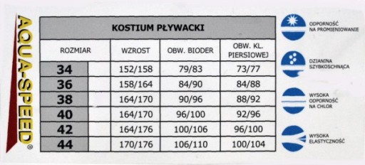 Kostium AQUA-SPEED EVA/ELA roz. XL (42) - kol. 0