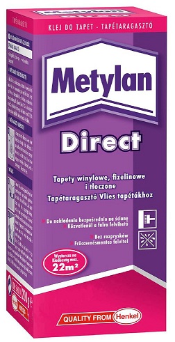 КЛЕЙ ДЛЯ ОБОЕЙ METYLAN DIRECT - HENKEL - 200 гр.